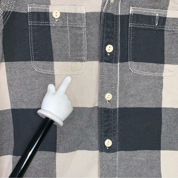 GAP Shacket Boy’s Small 6-7 Plaid Jacket Button Down Shirt Country Western Top - Picture 4 of 7